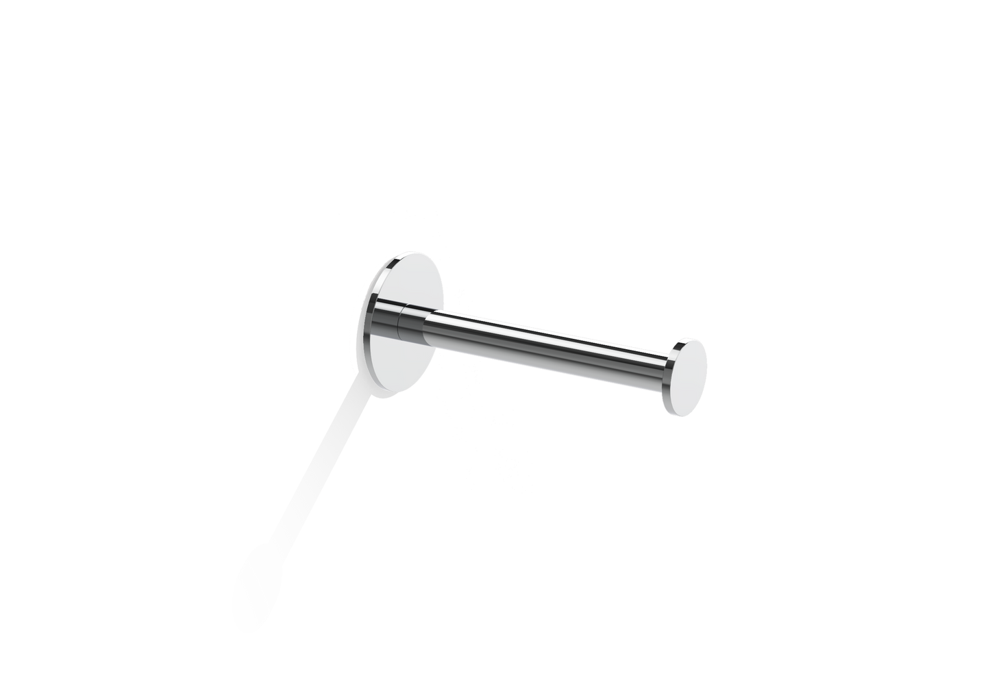 DW BA SK ERH BASIC Toilet paper holder - Chrome - Self-adhesive