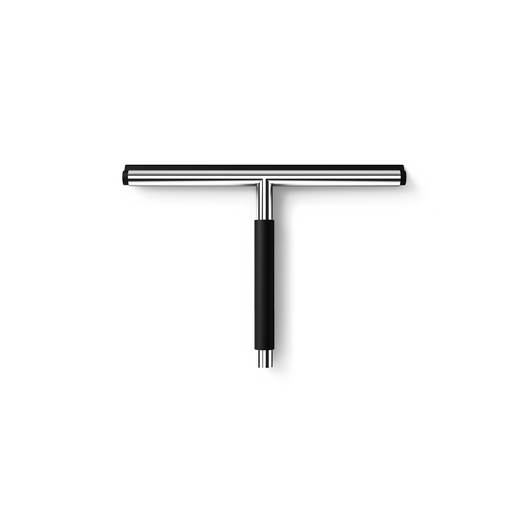 DW CLEAR Shower wiper - Polished Stainless Steel