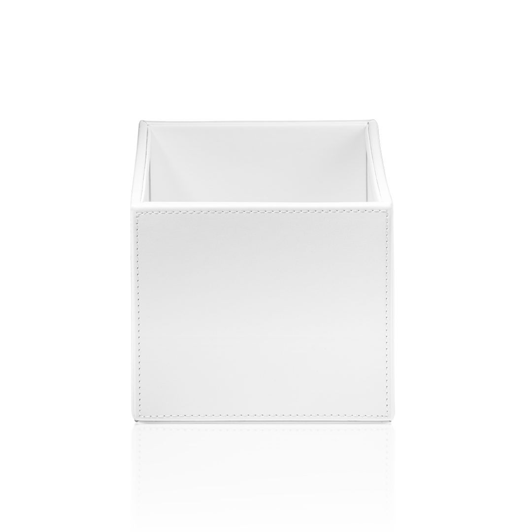 DW BROWNIE BOD1 Utensil box small - Vegan Leather White