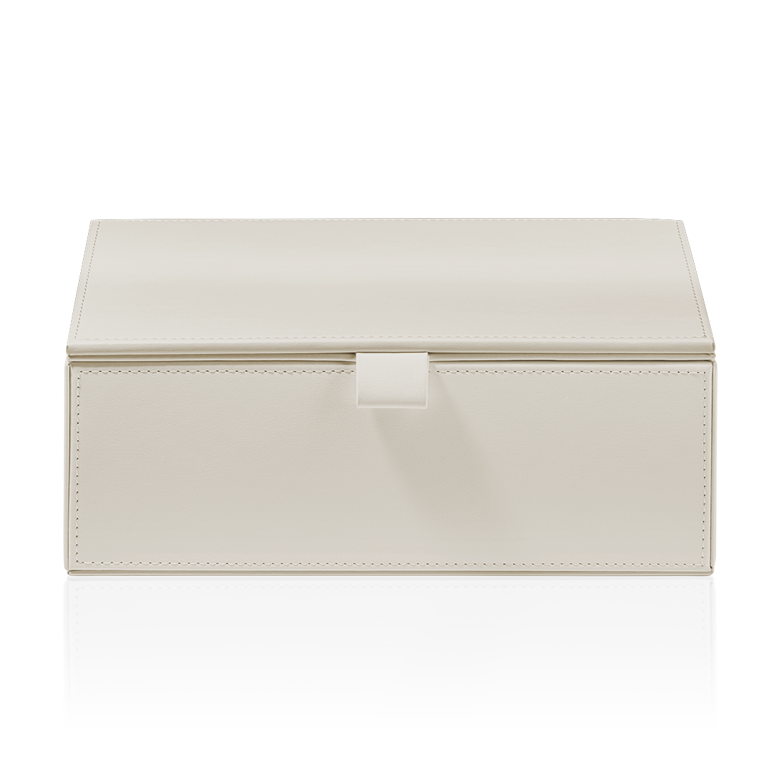 DW BROWNIE BMD2 Utensil box big with cover Vegan Leather Sand