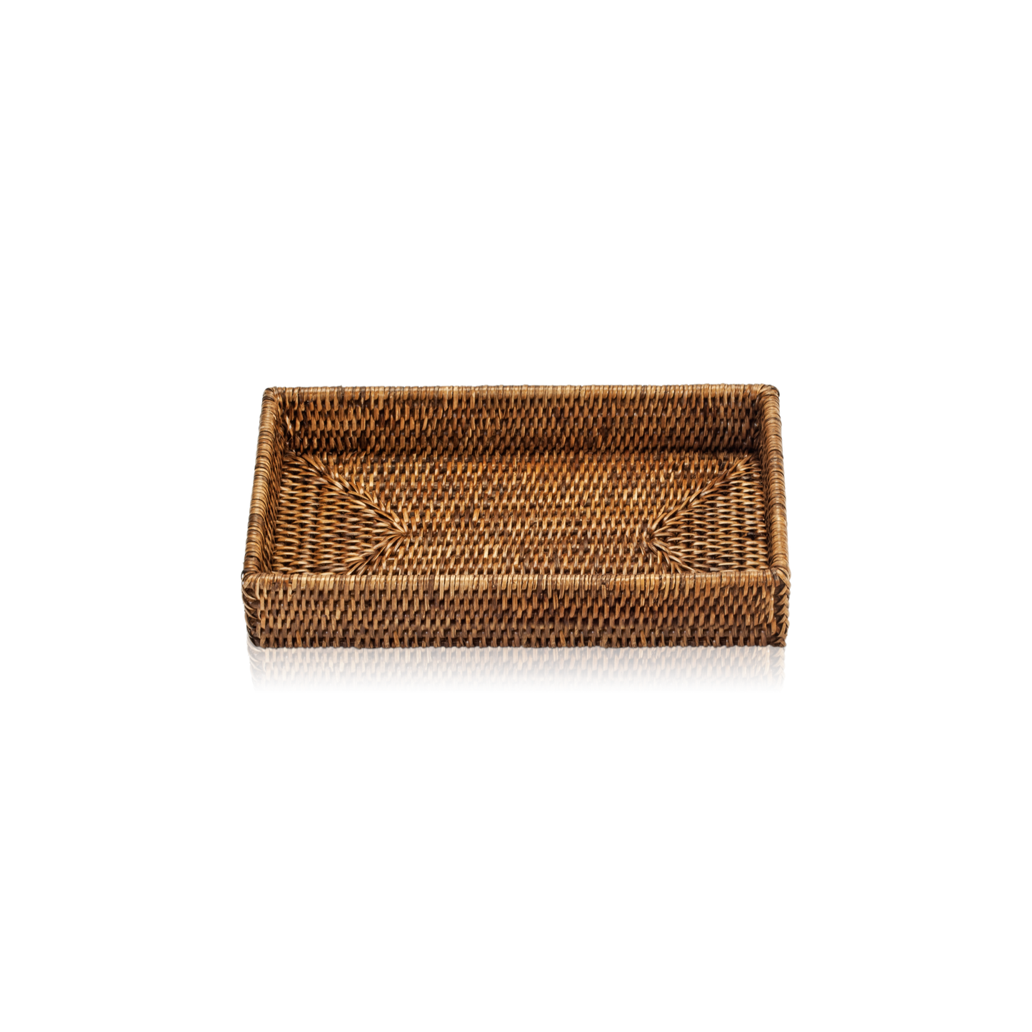 DW BASKET TAB 2 Tray square - Rattan dark