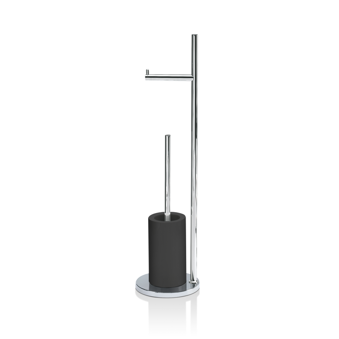 DW DW 6700 Toilet brush set Chrome / Porcelain Black