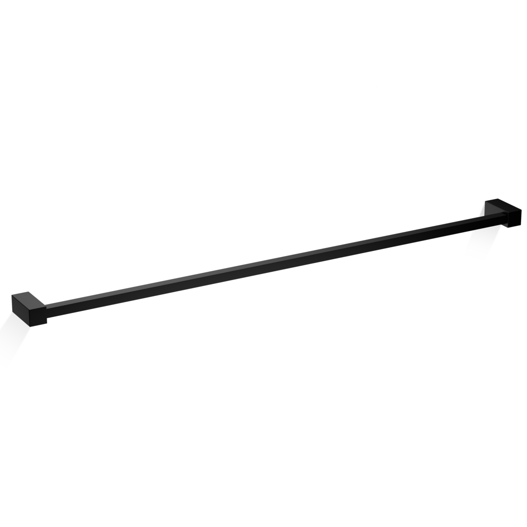 DW CO HTE80 CORNER Towel rail 32" single - Black Matte