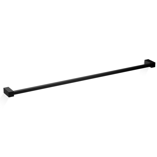 DW CO HTE80 CORNER Towel rail 32" single - Black Matte