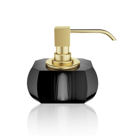 DW KR SSP KRISTALL Soap dispenser - Anthracite / Gold Matte 24 Carat
