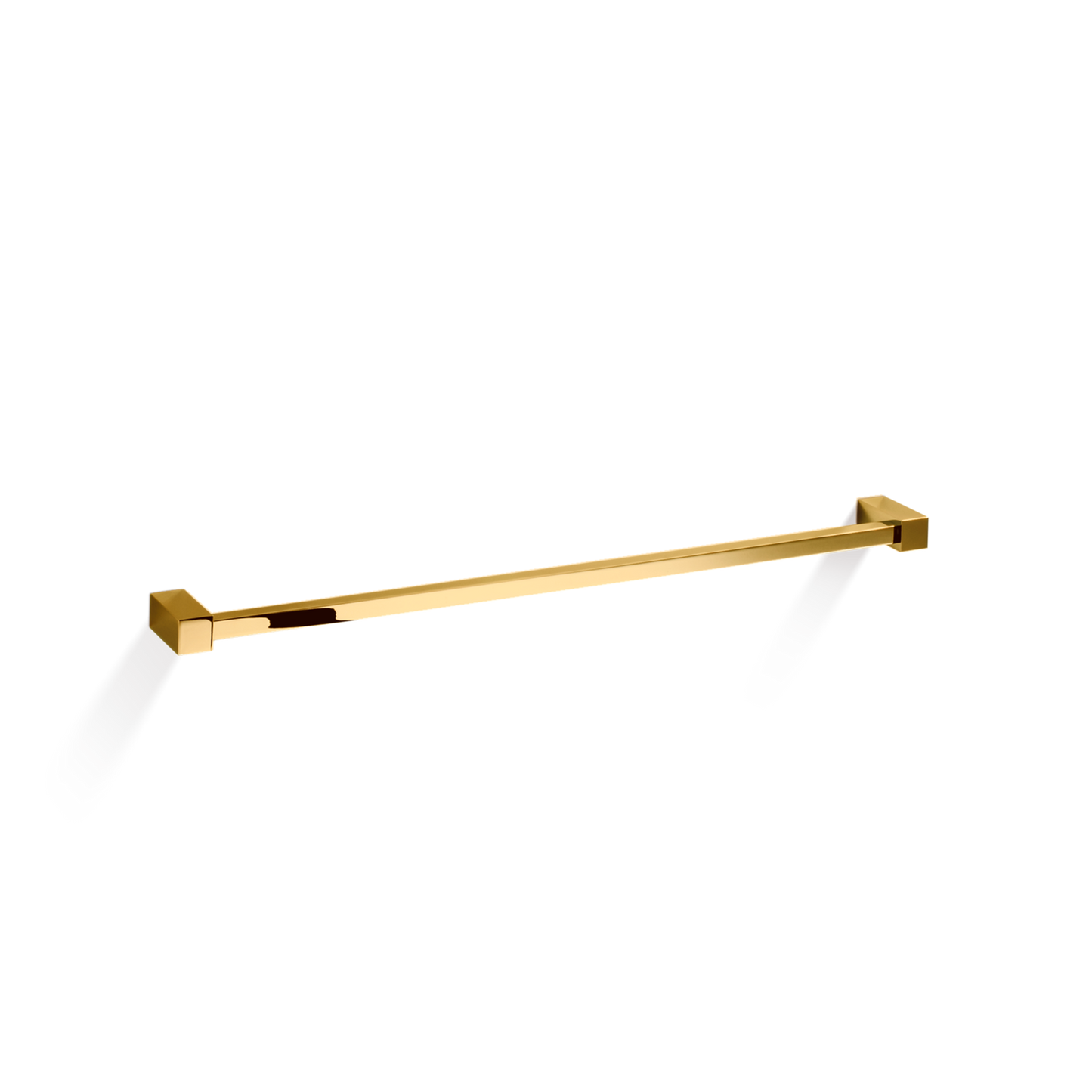 DW CO HTE60 CORNER Towel rail 24" single - Gold 24 Carat
