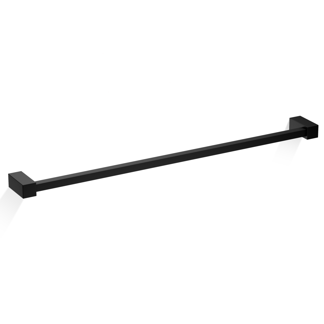 DW CO HTE60 CORNER Towel rail 24" single - Black Matte
