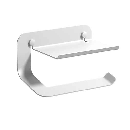 SONIA -QUICK TOILET ROLL HOLDER & SHELF WHITE