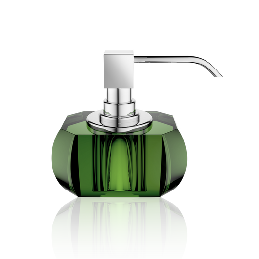 DW KR SSP KRISTALL Soap dispenser - English Green / Chrome