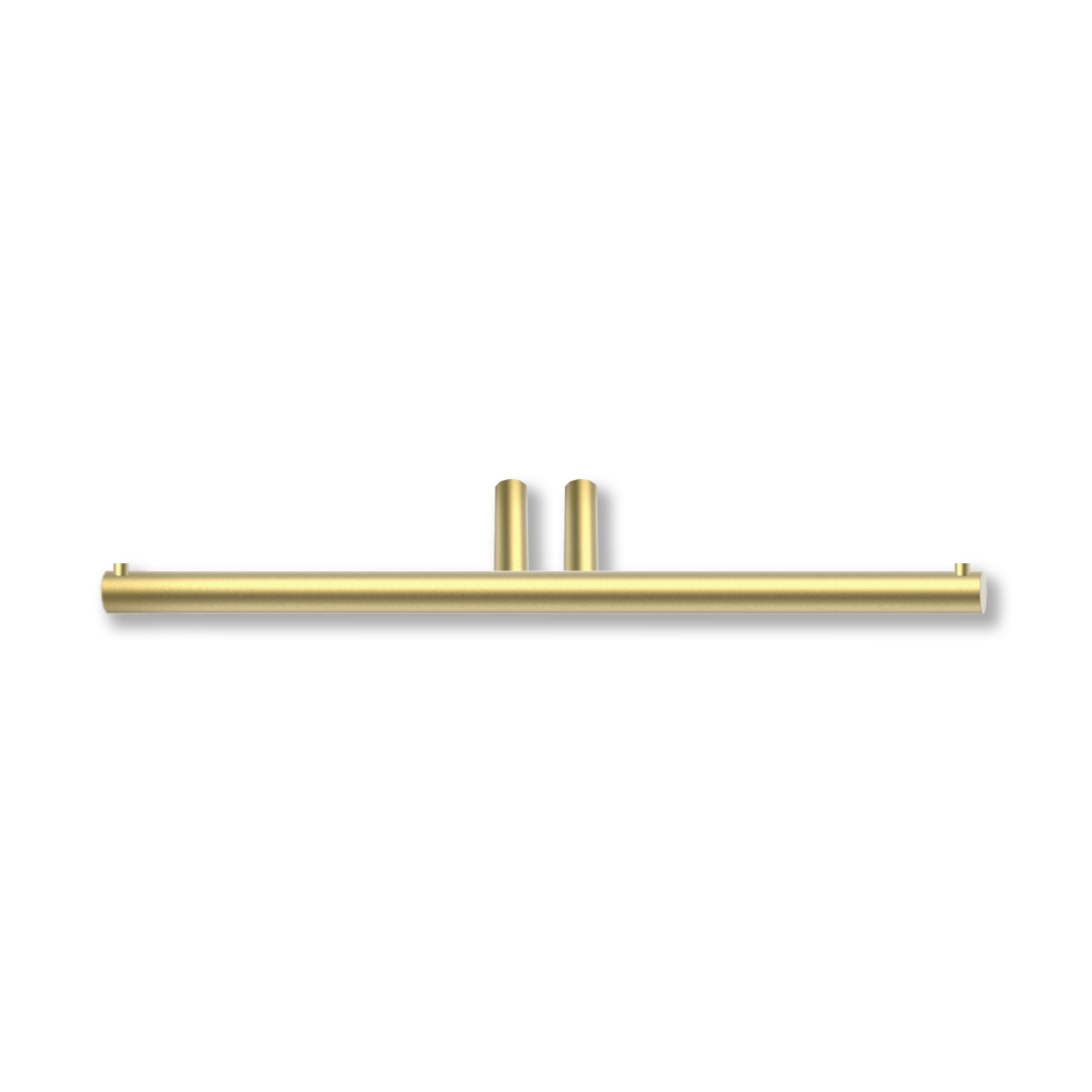 DW MK TPH2 MIKADO Toilet paper holder double - Brass Matte ( unvarnished )