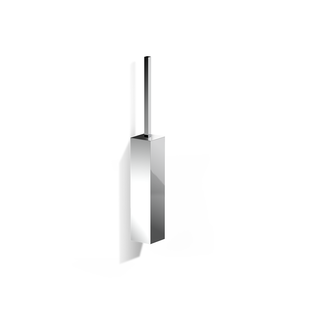DW CO WBG CORNER Toilet brush set (with lid) - Chrome