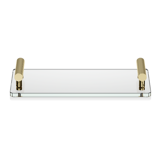 DW CLUB TAB Tray - Gold 24 Carat / Glass clear