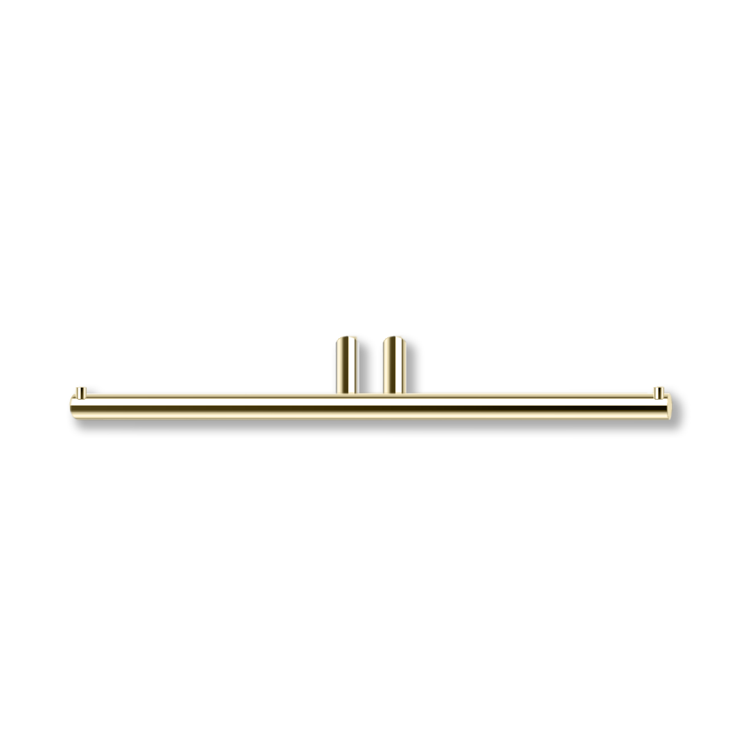 DW MK TPH2 MIKADO Toilet paper holder double - Gold 24 Carat