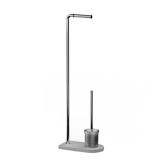 SONIA -NOMAD STANDING WC ROLL-BRUSH SET VANGUARD CHROME