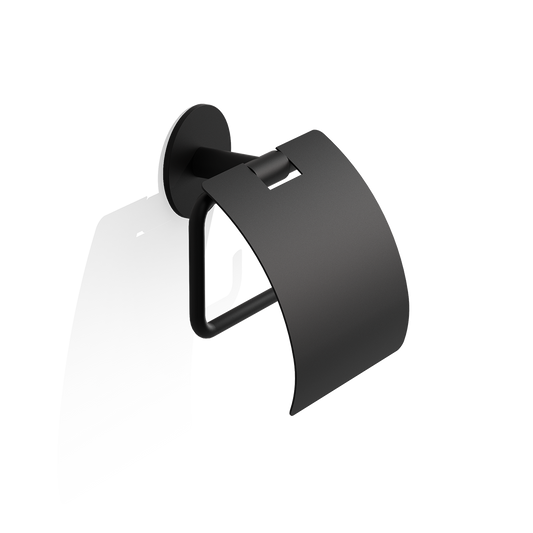 DW BA SK TPH4 BASIC Toilet paper holder - Black Matte - Self-adhesive