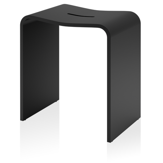 DW STONE STOOL Shower Stool - Black Matte