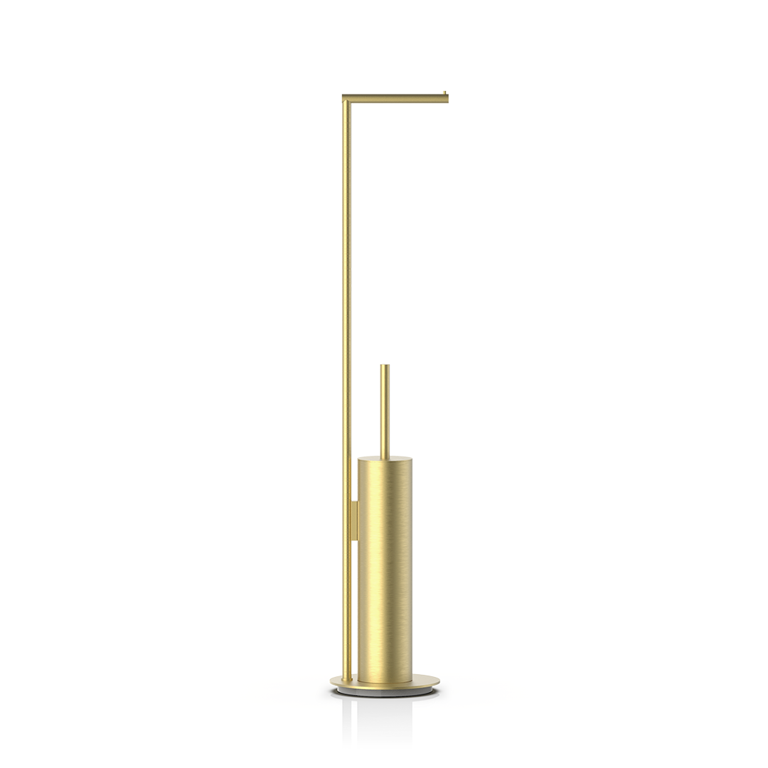 DW MK SBK MIKADO Toilet brush set - brass Matte ( not lacquered )