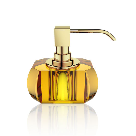 DW KR SSP KRISTALL Soap dispenser - Amber / Gold 24 Carat