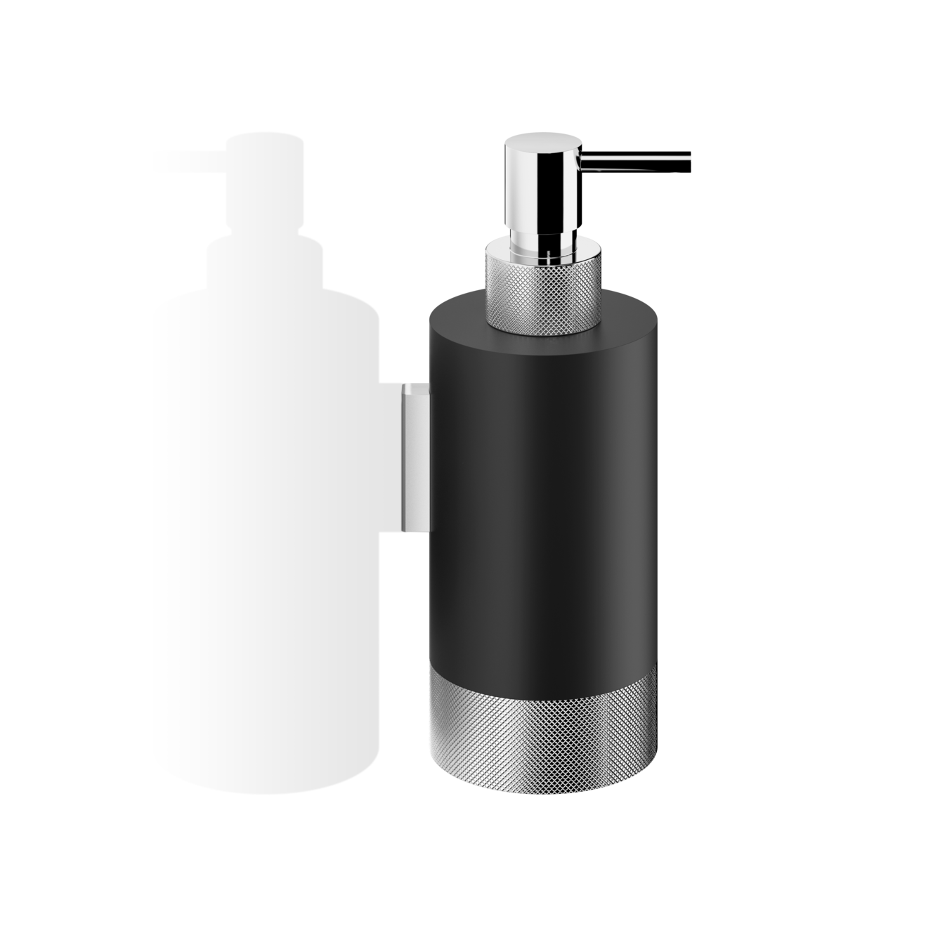 DW CLUB WSP1 Soap dispenser WM - Black Matte / Chrome