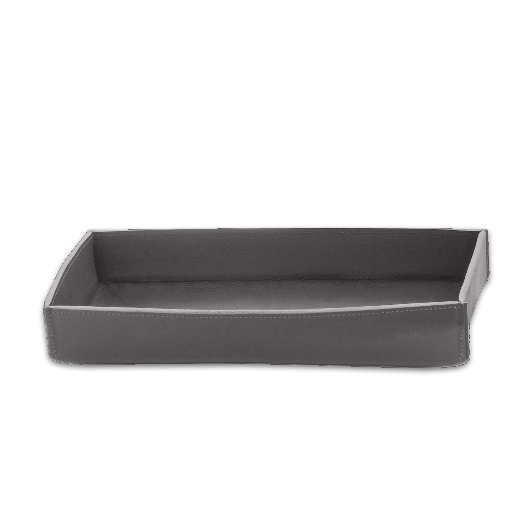 DW NAPPA TAB L Tray - NAPPA Genuine Leather Smoke-Grey