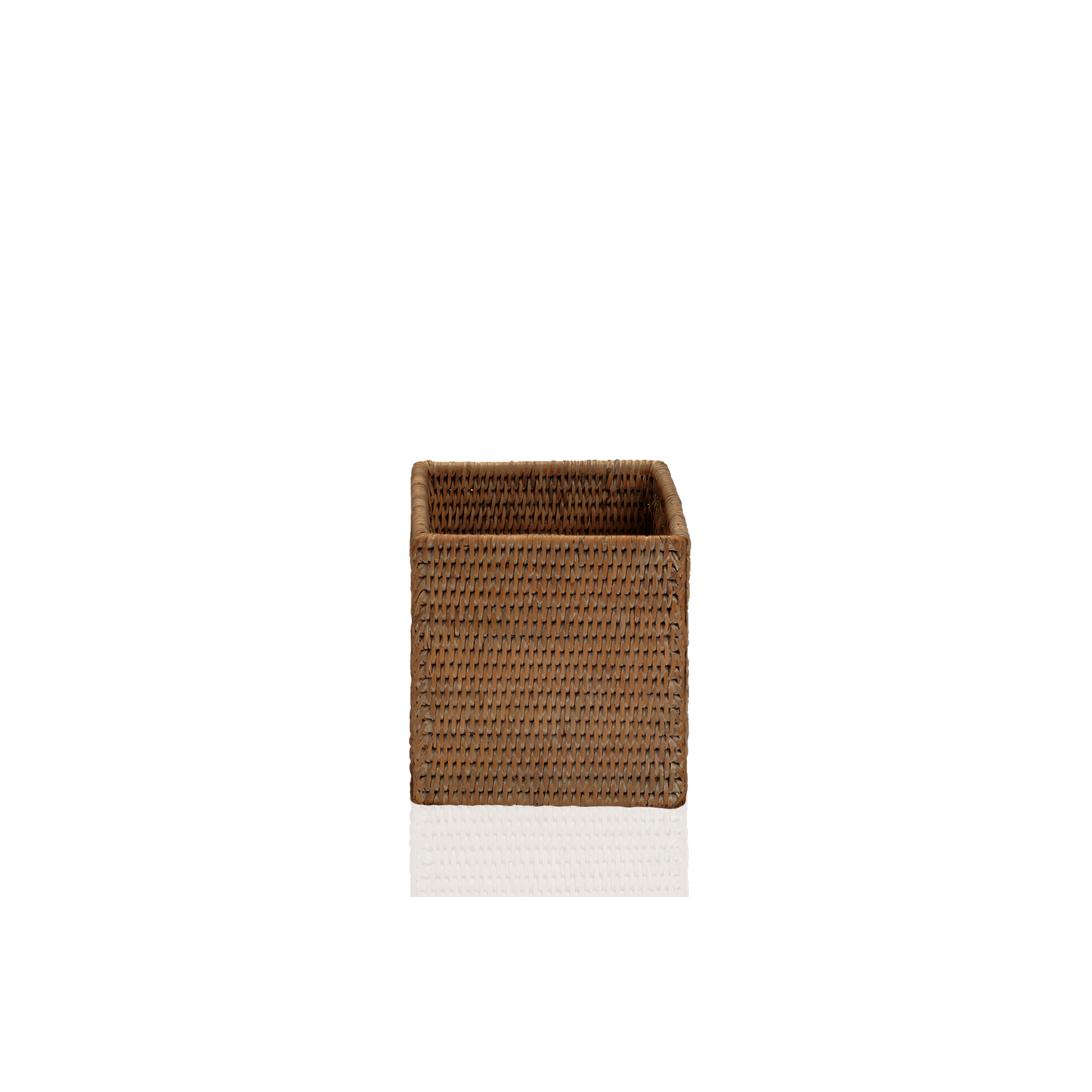 DW BASKET BOD Box without lid square - Rattan dark