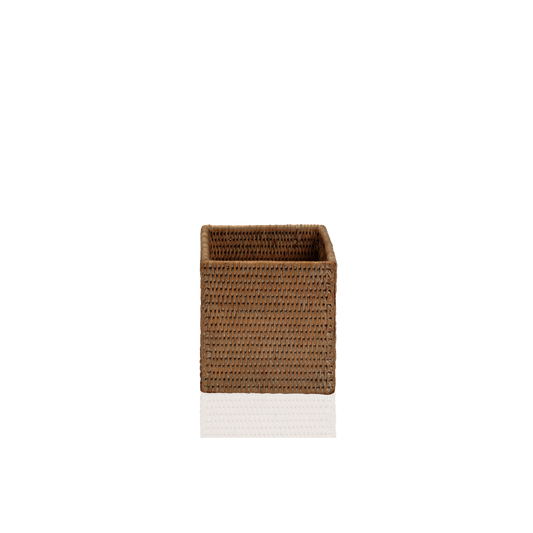 DW BASKET BOD Box without lid square - Rattan dark
