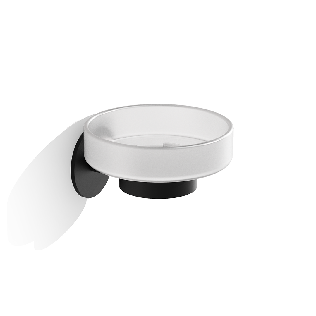 DW BA SK WSS BASIC Soap dish WM - Black Matte - Self-adhesive
