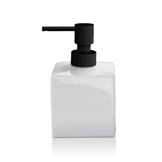 DW DW 525 Soap dispenser porcelain White - Black Matte