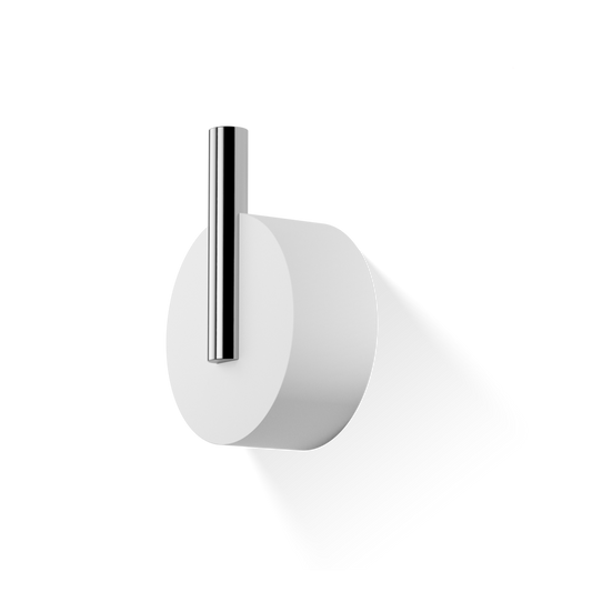 DW STONE WHK Hook small - White Matte / Chrome