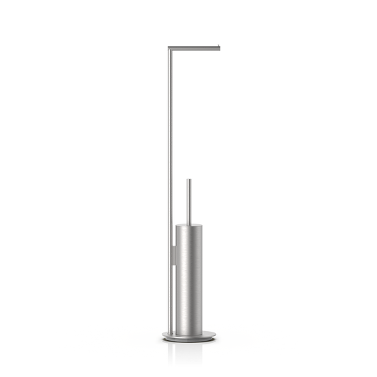 DW MK SBK MIKADO Toilet brush set - Stainless Steel Matte