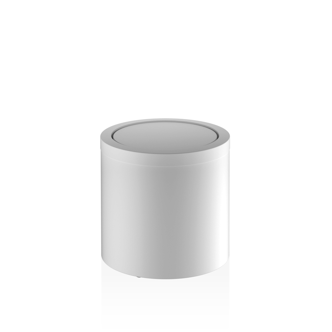 DW DW 125 Paper bin with revolving cover - White Matte