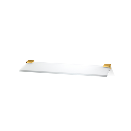 DW CO GLA40 CORNER Shelf 16" - Gold 24 Carat