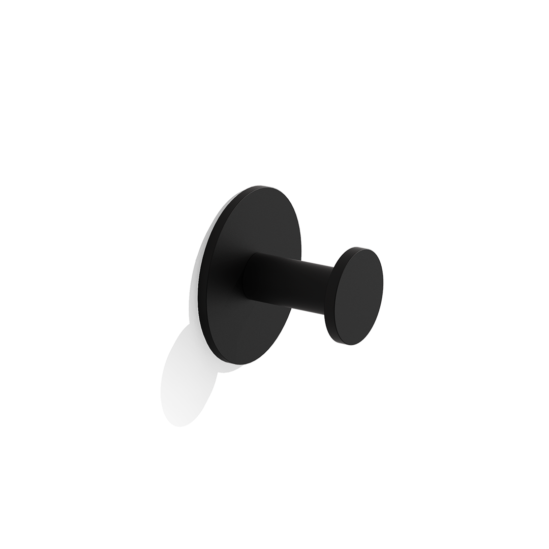 DW BA SK HAK4 BASIC Hook - Black Matte - Self-adhesive