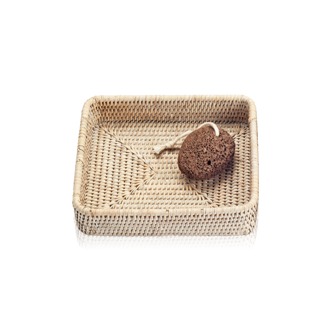 DW BASKET TAB 1 Tray square - Rattan light
