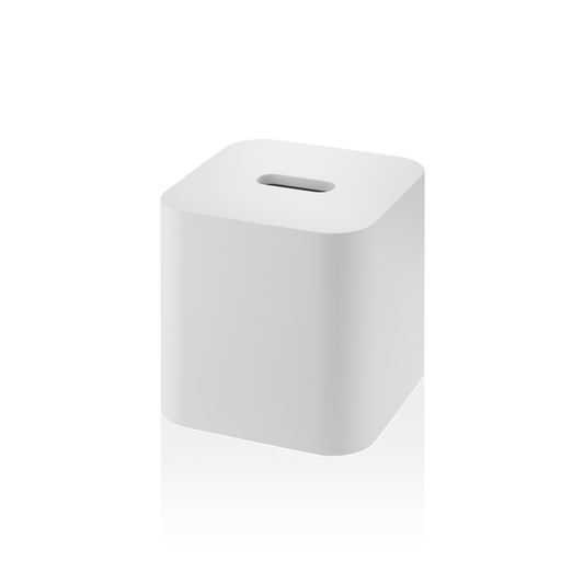 DW STONE KBQ Tissue box square - White Matte