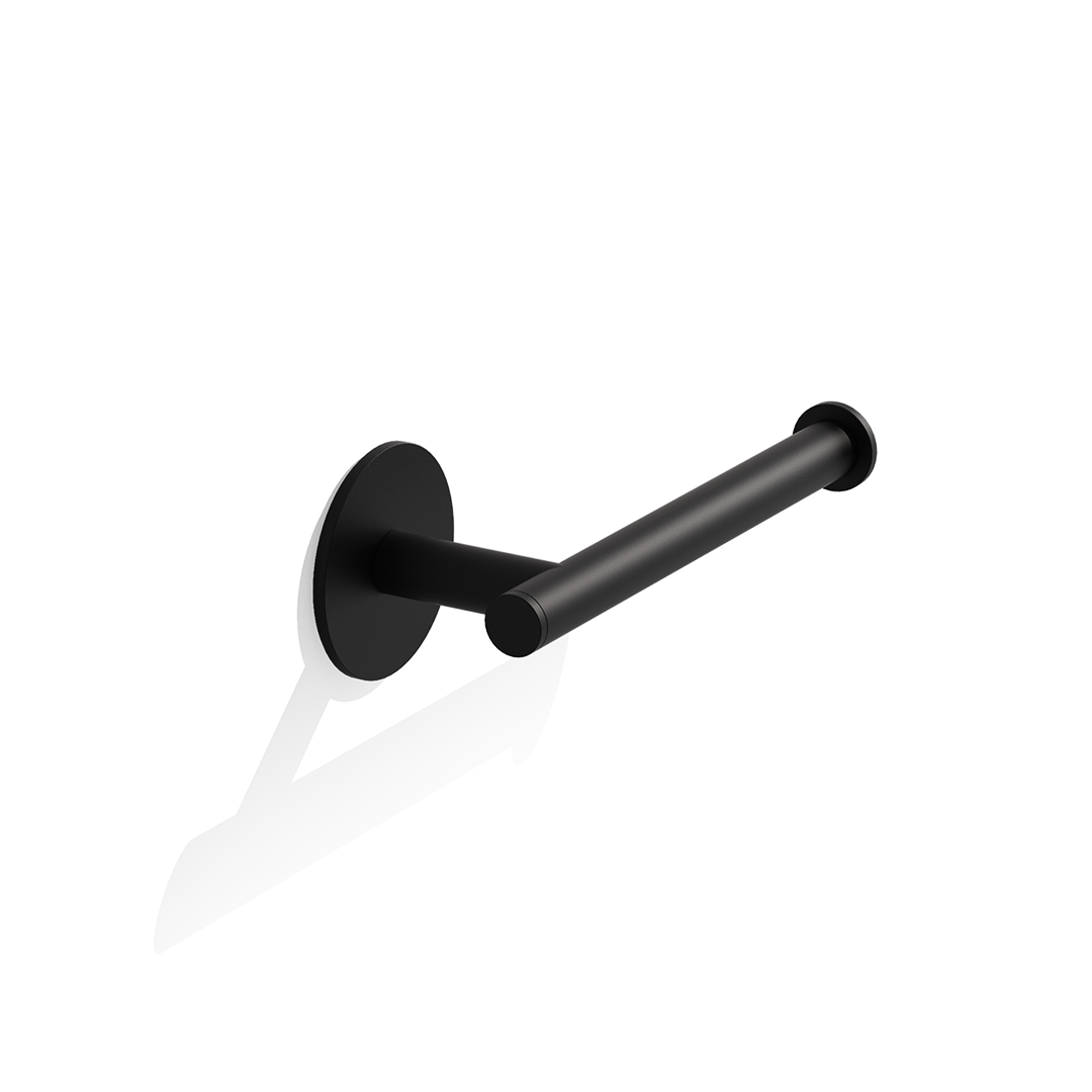 DW BA SK TPH1 BASIC Toilet paper holder - Black Matte - Self-adhesive