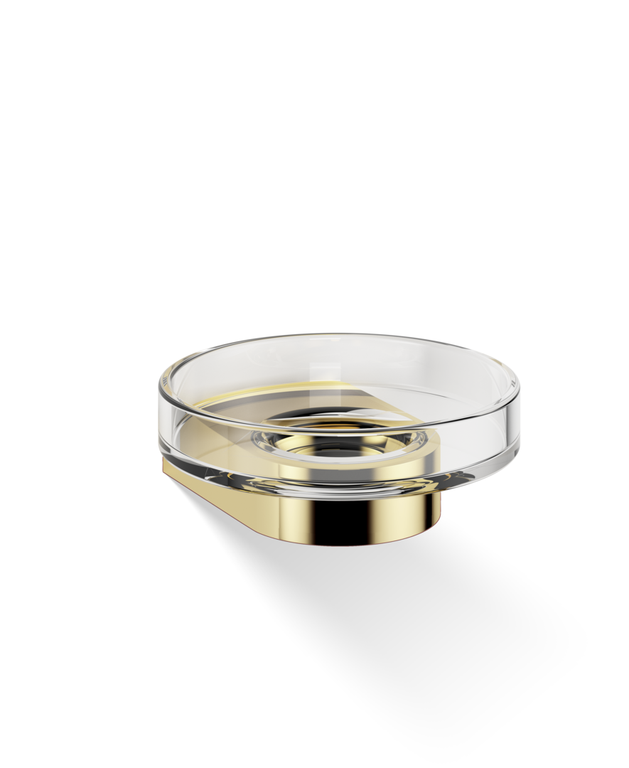 DW CENTURY WSS Soap dish WM - Gold 24 Carat with soap dish made of KRISTALL - clear