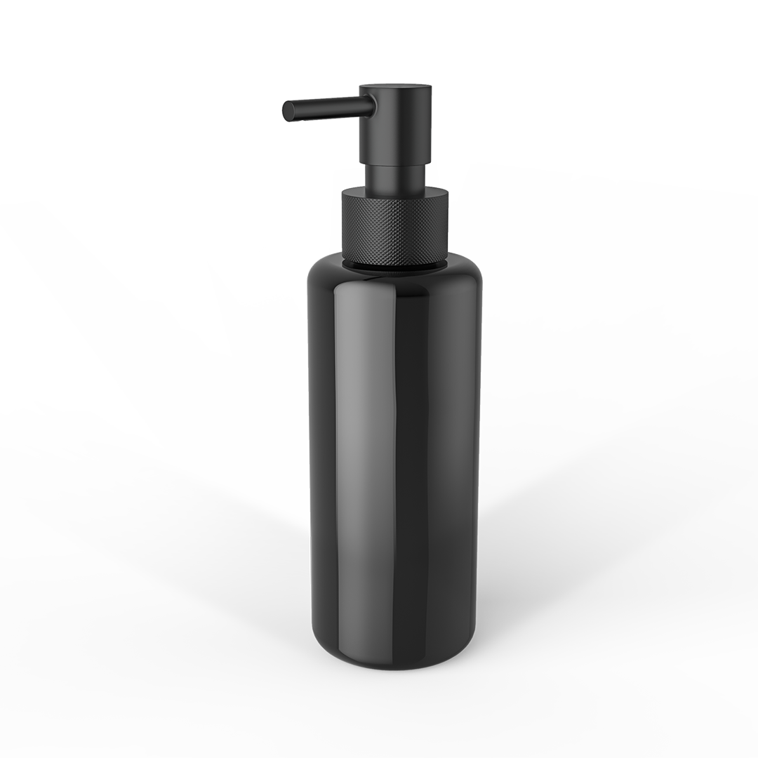 DW TT PORTER Soap dispenser Glass bottle Black / Pump Black Matte