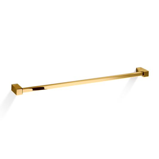 DW CO HTE80 CORNER Towel rail 32" single - Gold 24 Carat