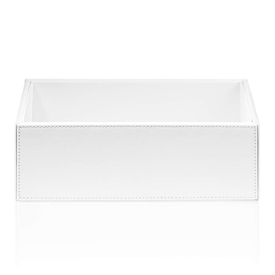 DW BROWNIE BOD2 Utensil box big - Vegan Leather White