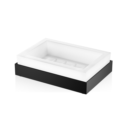 DW CO STS CORNER Soap dish - Black Matte