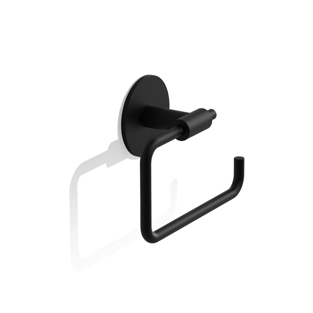 DW BA SK TPH3 BASIC Toilet paper holder - Black Matte - Self-adhesive