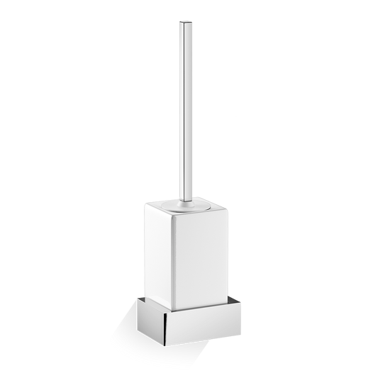 DW BK WBG Toilet brush set WM Chrome / Porcelain White
