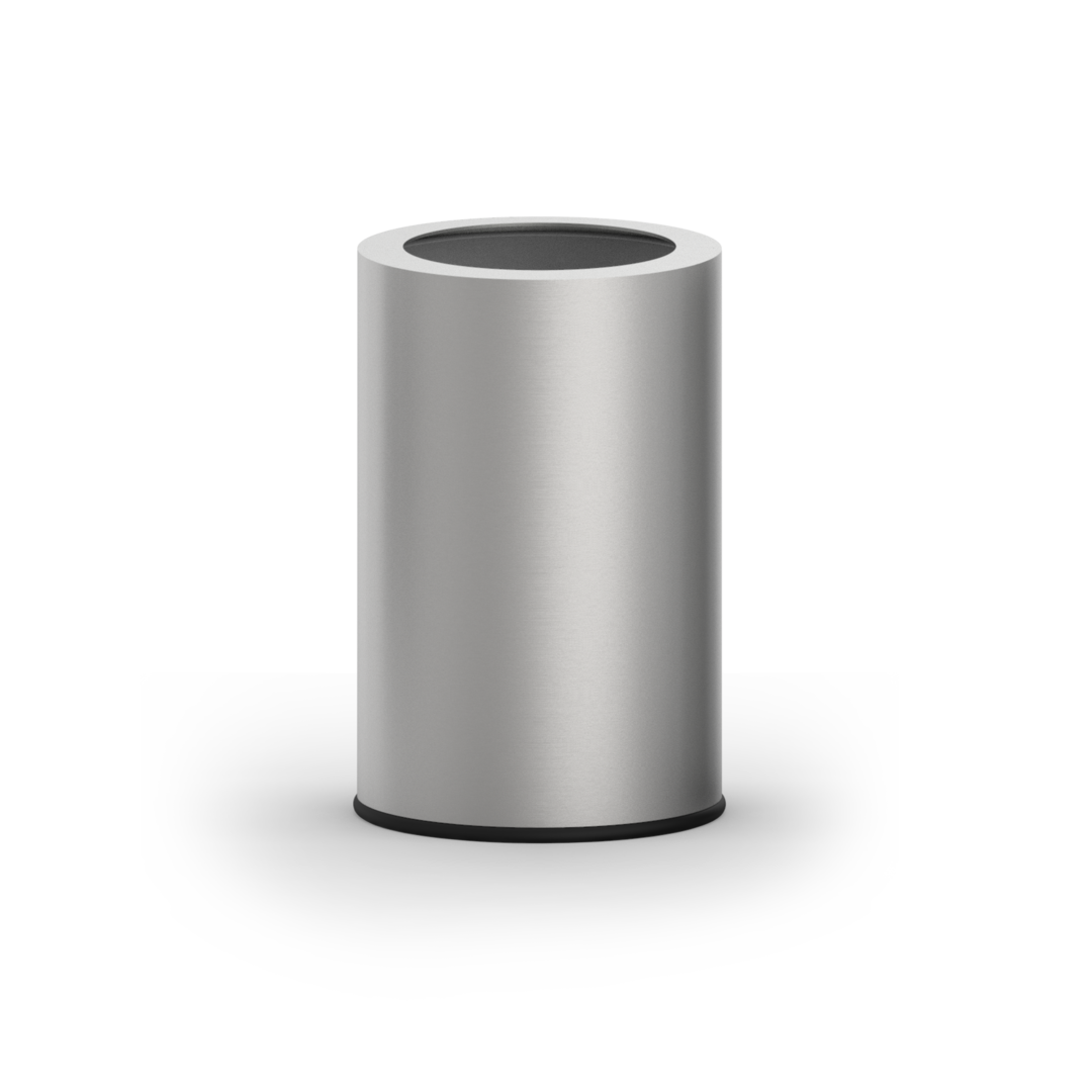 DW ROOMS Waste bin - Stainless steel Matte