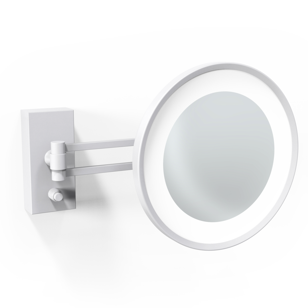 DW BS 36/V LED Cosmetic mirror illuminated White Matte - 5x Magnification