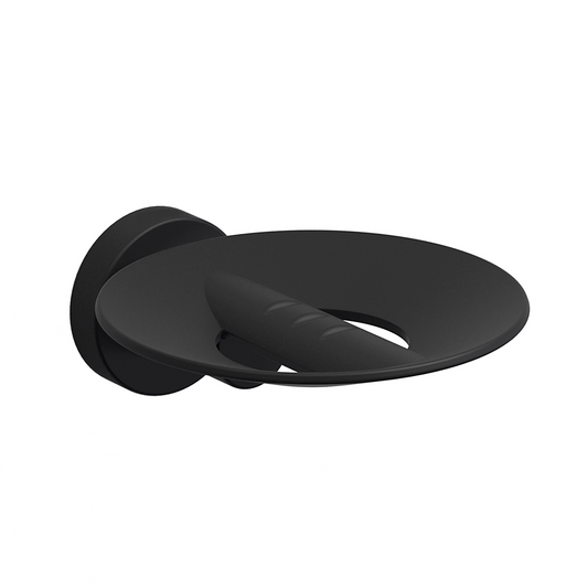 SONIA -TECNO-PROJECT METAL SOAP DISH(OPEN) BLACK