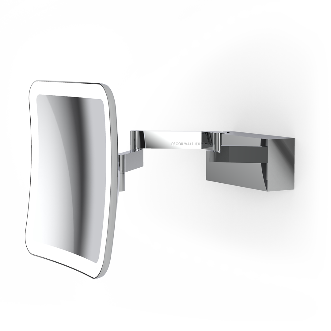 DW VISION S Cosmetic mirror illuminated - Chrome WM - 5x Magnification