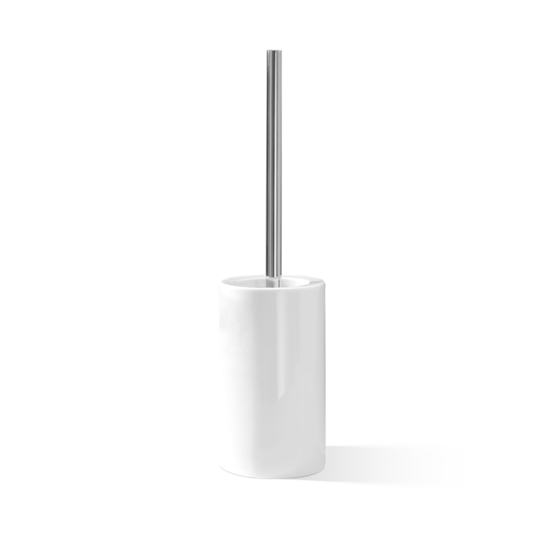 DW DW 6100 Toilet brush set porcelain White / Chrome