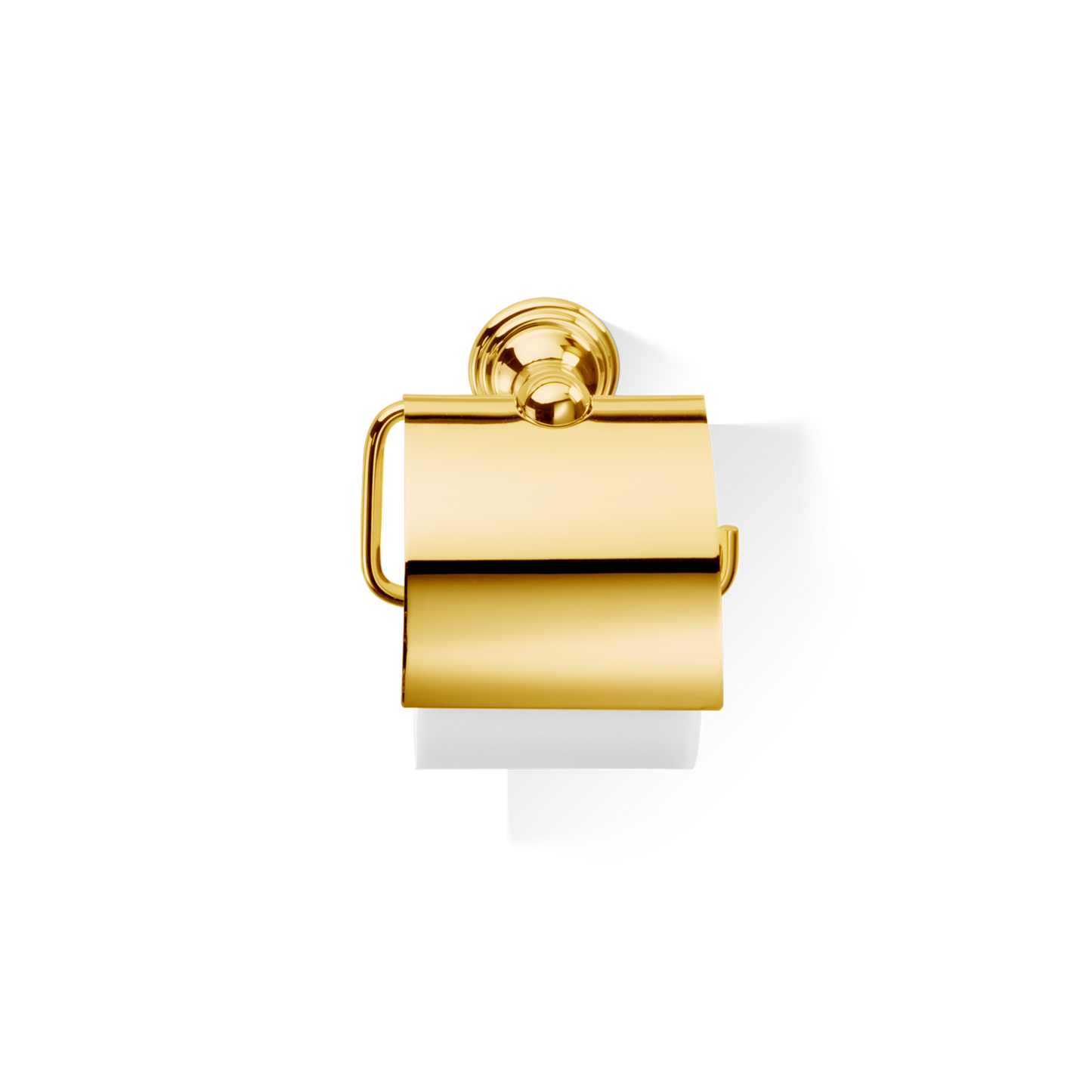 DW CL TPH4 CLASSIC Toilet paper holder with cover - Gold 24 Carat