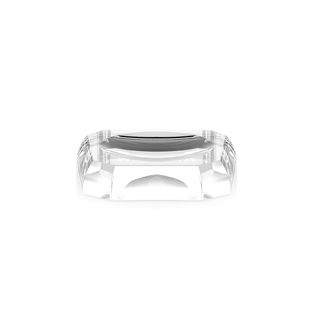 DW KR STS KRISTALL Soap dish - Crystal clear